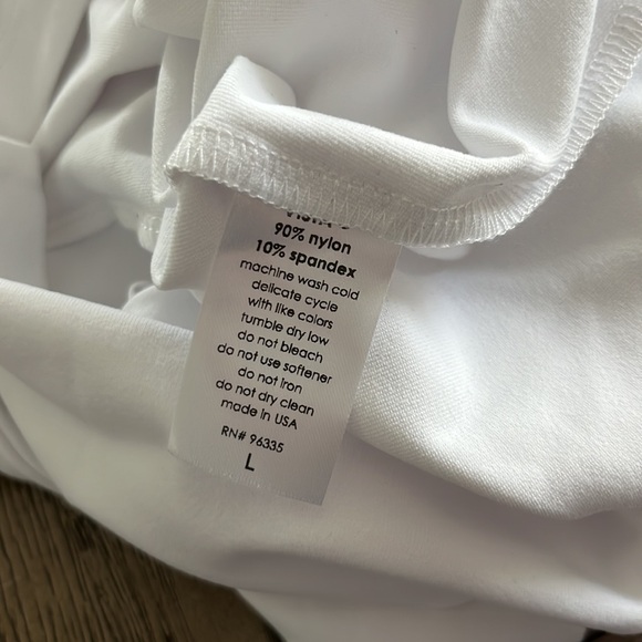 Susana Monaco One Arm Midi Dress Sugar White Large NWT - Picture 6 of 6